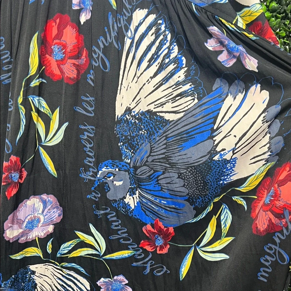 Free People Silky Nights Oversized Hi-Low Shirt size XS - Picture 10 of 10
